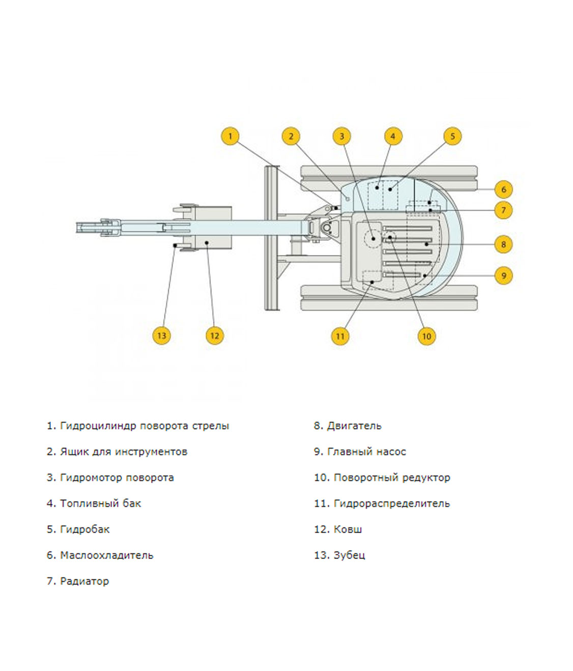 Конструктивная схема HYUNDAI R27Z-9