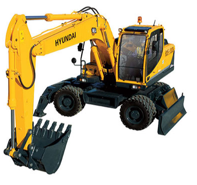 Колесный экскаватор hyundai  R180W-9S